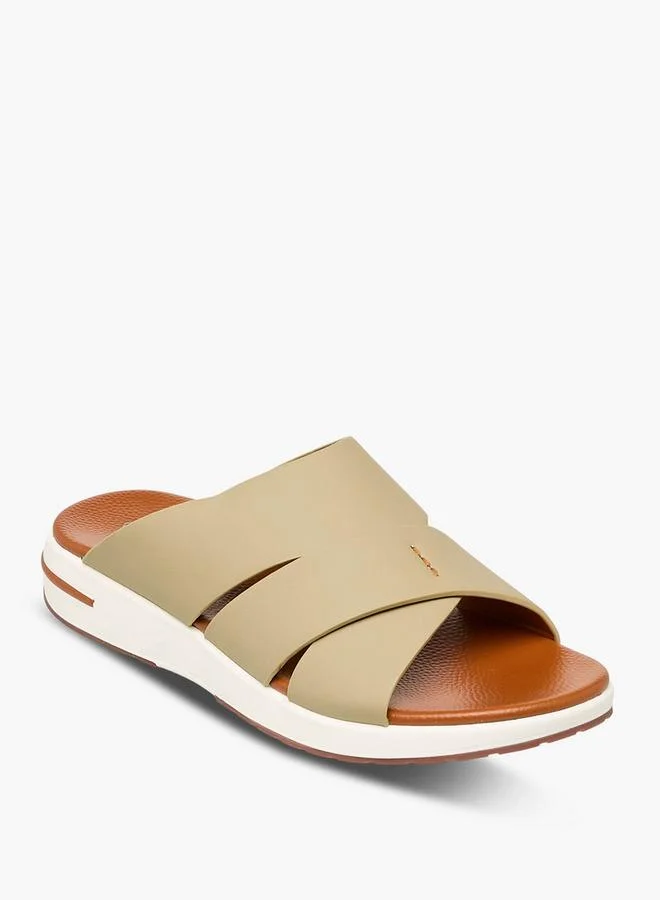 Le Confort Men Cross Strap Comfort Sandals