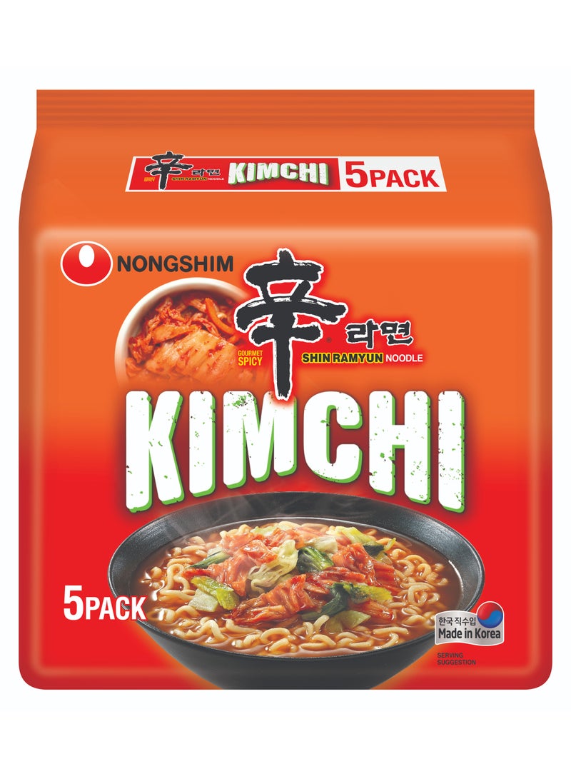 نونجشيم شين راميون كيمتشي 5x120جم - Image 1