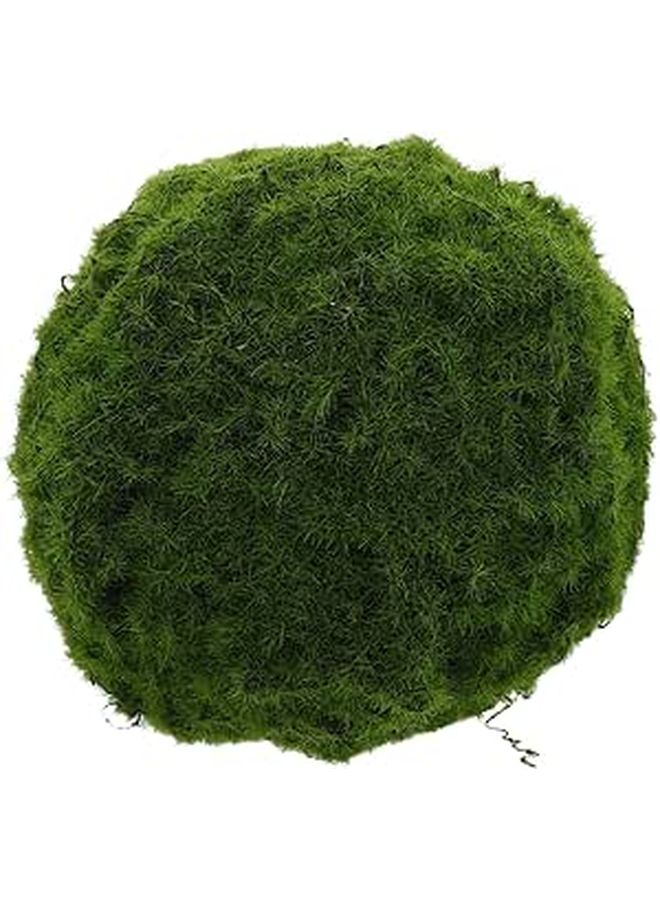 كرة الطحلب الصناعي الواقعية 10 سم كرة توبياري لعرض النافذة والتعليق على السقف - Image 1