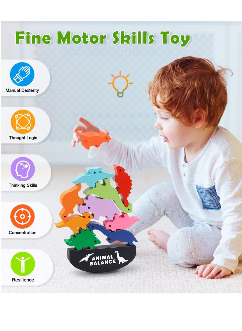 Daytoyz Wooden Stacking Toddler Toys for 2 3 4 5 6 Year Old Boys Toys, Montessori Learning Toys Age 2-6 Year Old Boys Birthday Gifts  - Image 4