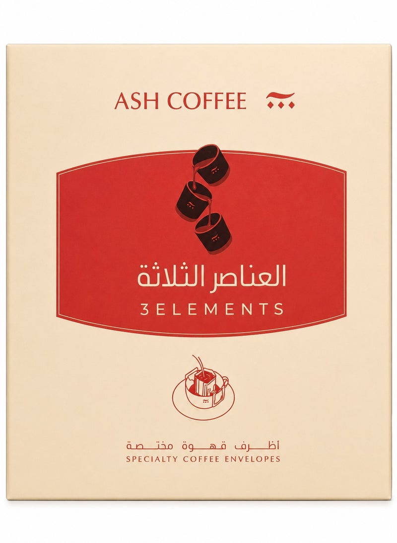 Ash The Three Elements Coffee Sachets 5 pcs