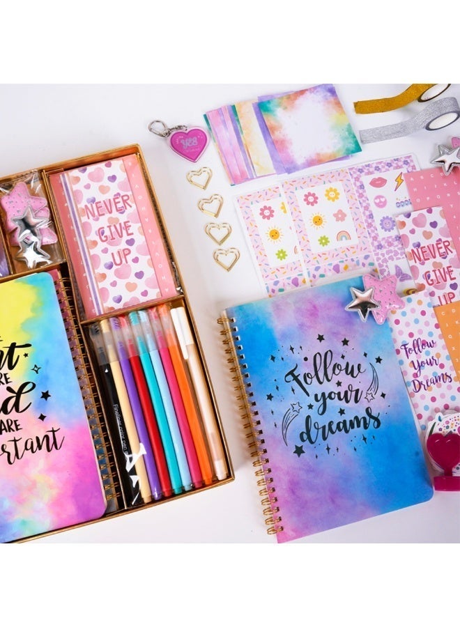 Journal Set for Girls, Kids Diary Scrapbook Kit, Birthday Gift and Back to School Stationery - Image 3