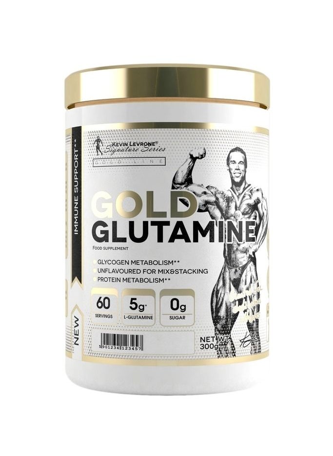 KEVIN LEVRONE - Gold Glutamine, Unflavored, 300g - Image 1