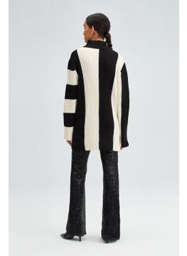 Touche Asymmetrical Striped Knitwear Sweater  - Image 5