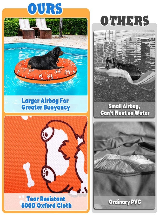 UJG Dog Pool Float, Pool Float for Dogs, Pool Rafts for Dogs, Inflatable Pool Floats for Small Medium and Large Dogs, Pool Floats for Dogs for Lake River Pool Scratch Resistant - Image 4
