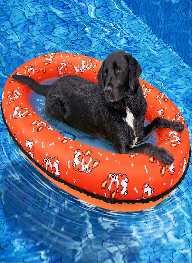 UJG Dog Pool Float, Pool Float for Dogs, Pool Rafts for Dogs, Inflatable Pool Floats for Small Medium and Large Dogs, Pool Floats for Dogs for Lake River Pool Scratch Resistant - Image 1