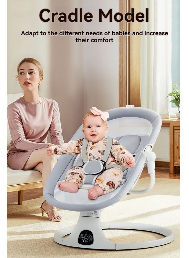 Multi-Functional Bassinet - Portable Rocking Sleeper w/Soothing Melodies,  Adjustable Height - Ideal for Infants to 3 Years Old - Image 4