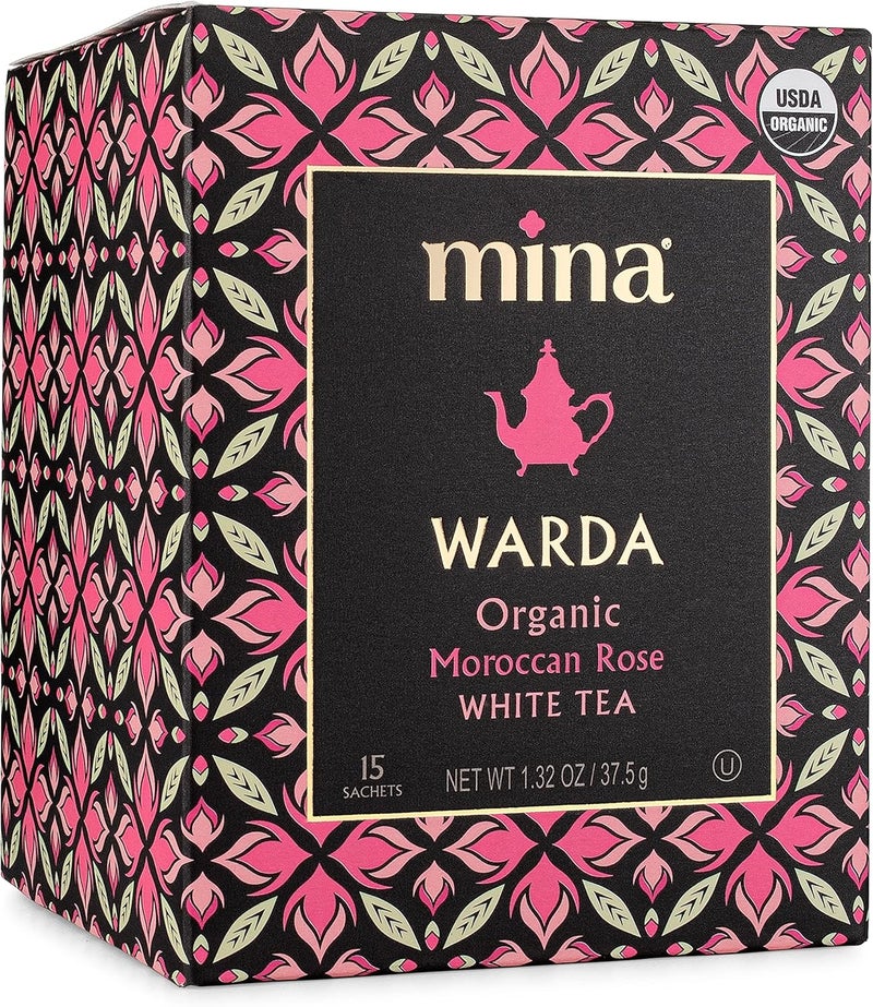 Mina Warda Organic Moroccan Rose White Tea - Image 1