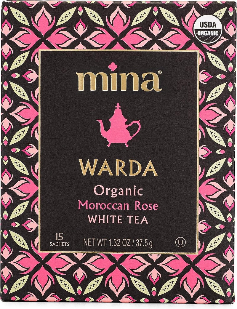 Mina Warda Organic Moroccan Rose White Tea - Image 2