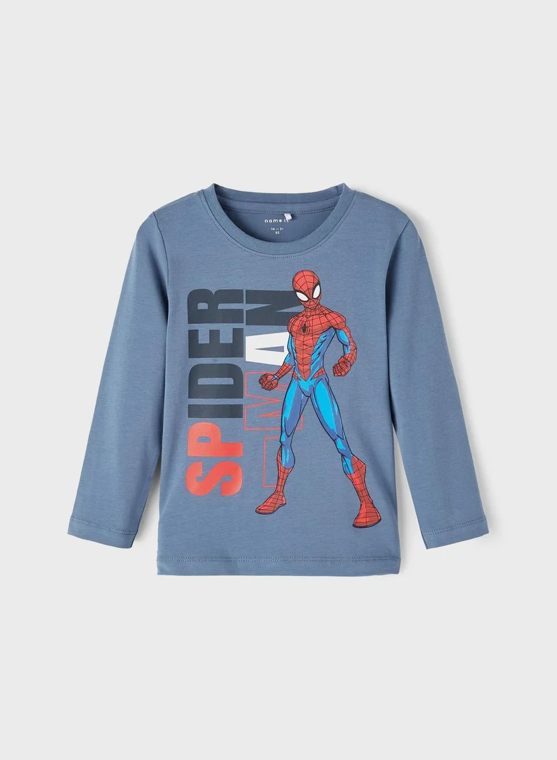 NAME IT Kids Spiderman Round Neck T-Shirt