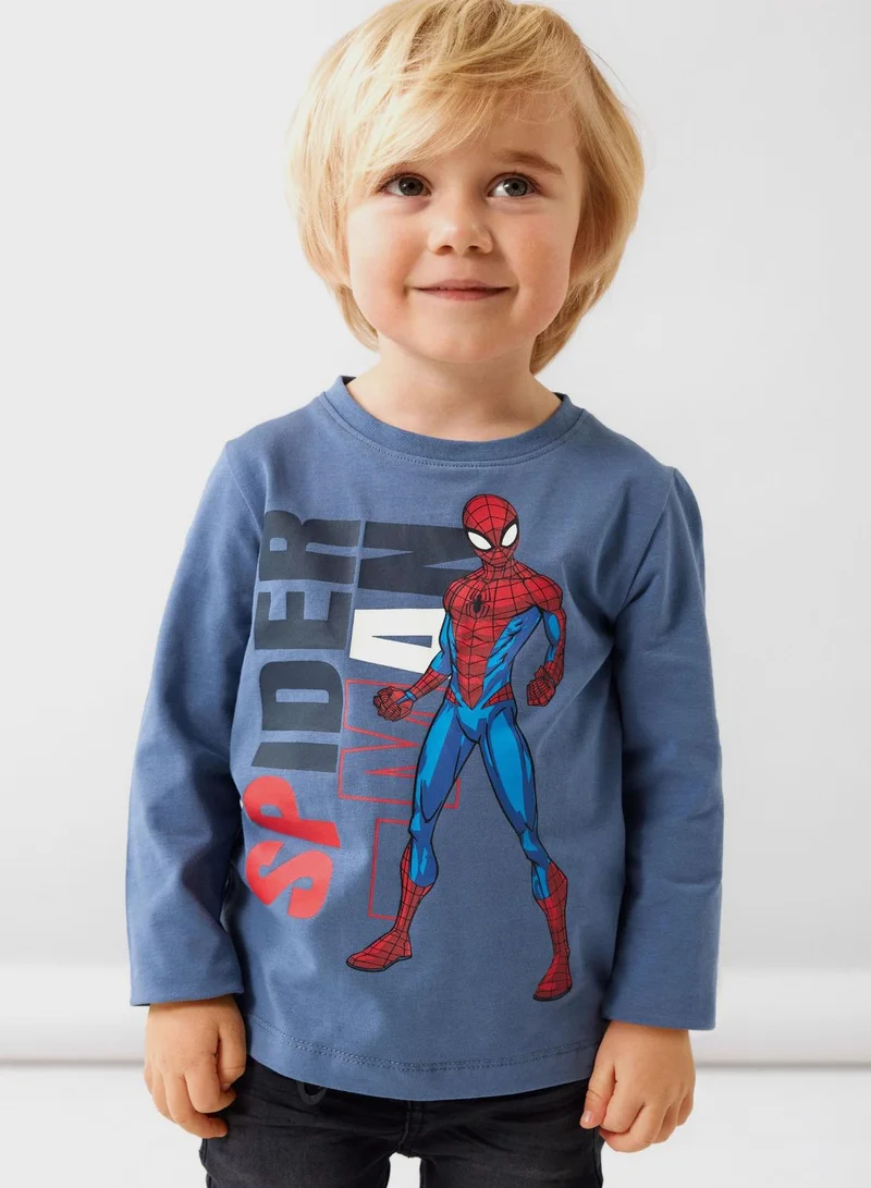 NAME IT Kids Spiderman Round Neck T-Shirt
