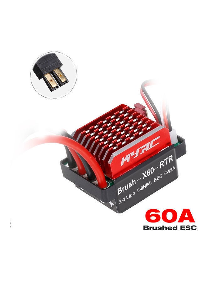 NIBEMINENT 60A Brushed ESC For 1/10 RC Car - Image 1