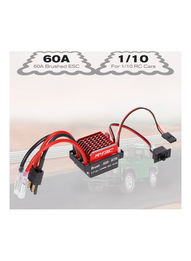 NIBEMINENT 60A Brushed ESC For 1/10 RC Car - Image 3