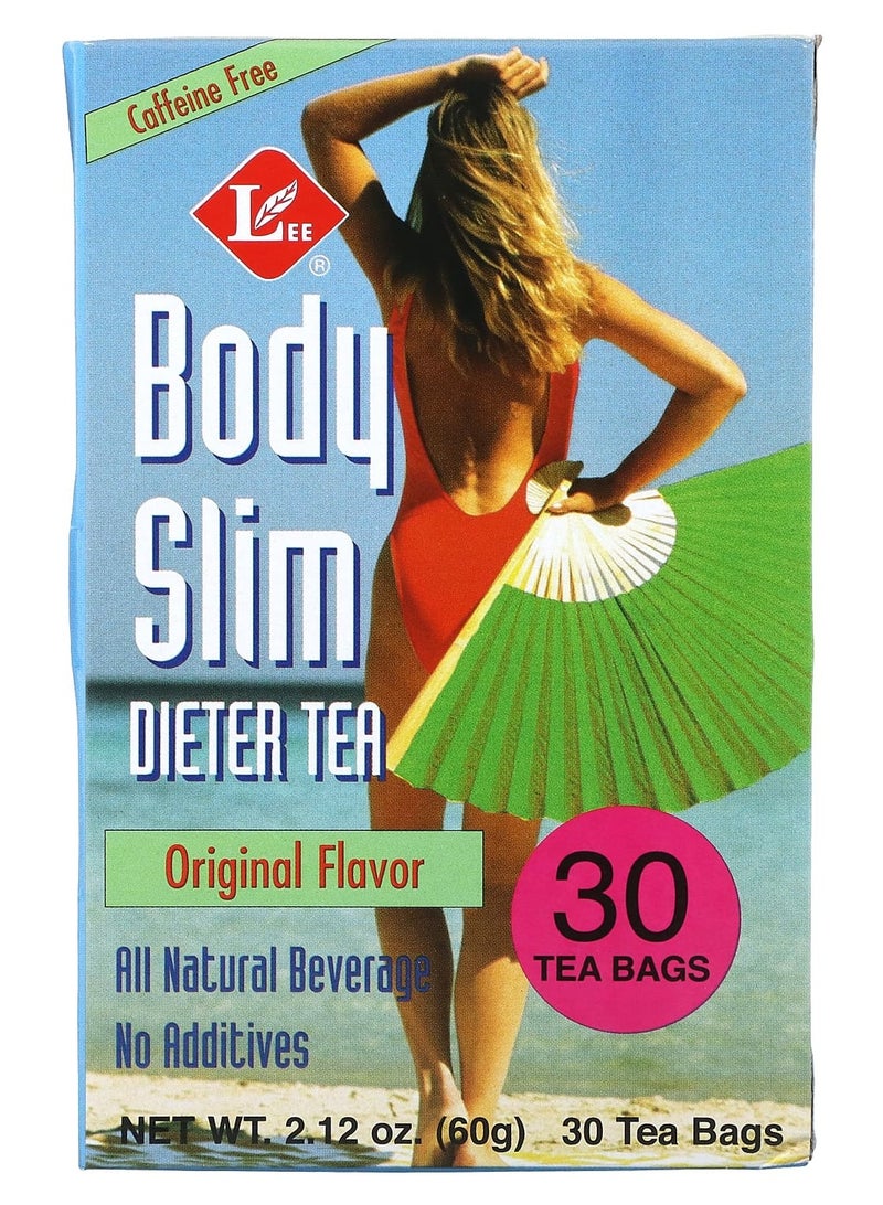 انكل ليز تي أنكل ليز تي‏, شاي النظام الغذائي لجسم رشيق، أصلي، خالٍ من الكافيين، 30 كيس شاي، 2.12 أونصة (60 جم) - Image 1