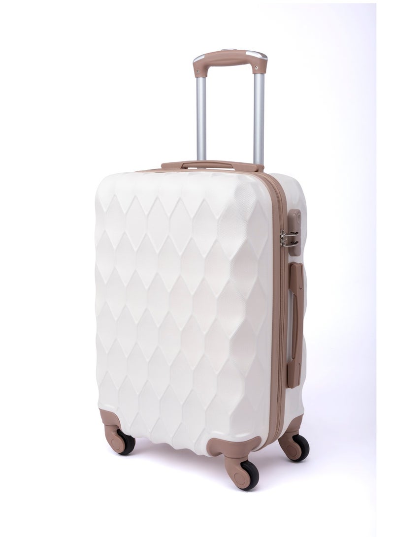 ليمرا طقم حقائب سفر بعجلات مكون من 5 قطع , بيج -جولد - Image 2