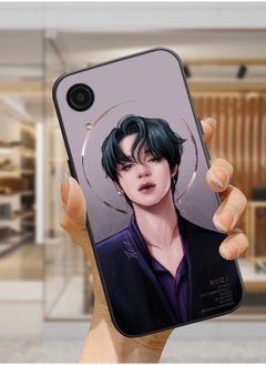 Protective Shockproof Case Cover For Samsung Galaxy A03 Core BTS Jimin music cartoon album Drawing