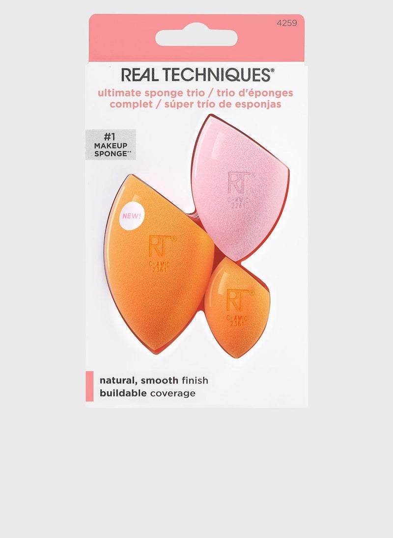 REAL TECHNIQUES Rt Ultimate Sponge Trio - Image 1