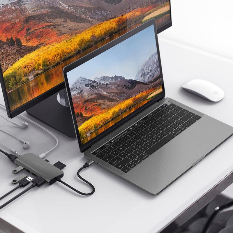 Hyperdrive Power 9-in-1 USB C HUB Space Grey - Image 5