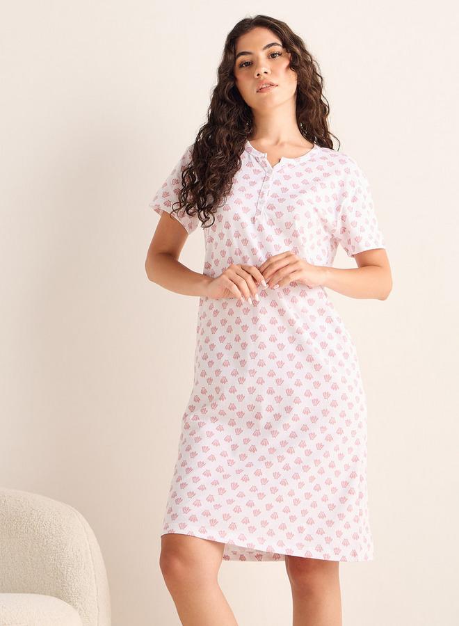 سبلاش فيڤ فستان نوم مطبوع - Image 1