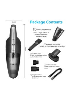 Dubkart Dual Use Lightweight Portable Vacuum Cleaner with HEPA Filter, Quick Charge Tech, Powerful Cyclone Suction for Home Pet Hair, Car Cleaning  - Image 4