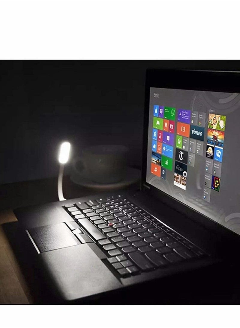 Y&D - USB LED Light, Mini Computer Keyboard Mobile Power Portable And Adjustable, Suitable for Notebook Computers, (10 Pieces, 10 Colors) - Image 1