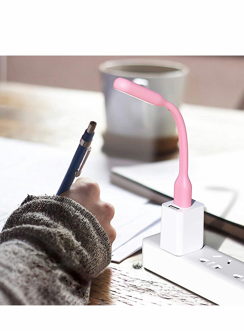Y&D - USB LED Light, Mini Computer Keyboard Mobile Power Portable And Adjustable, Suitable for Notebook Computers, (10 Pieces, 10 Colors) - Image 1