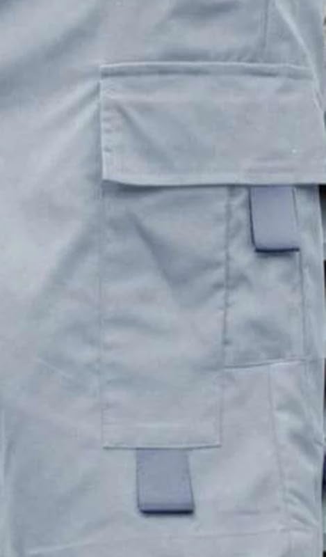 NoseQueen Men Fashion Cotton Shorts Pant for Men, Relaxed Fit Drawstring Waist Casual Half Pant for Man Light Grey - Image 4
