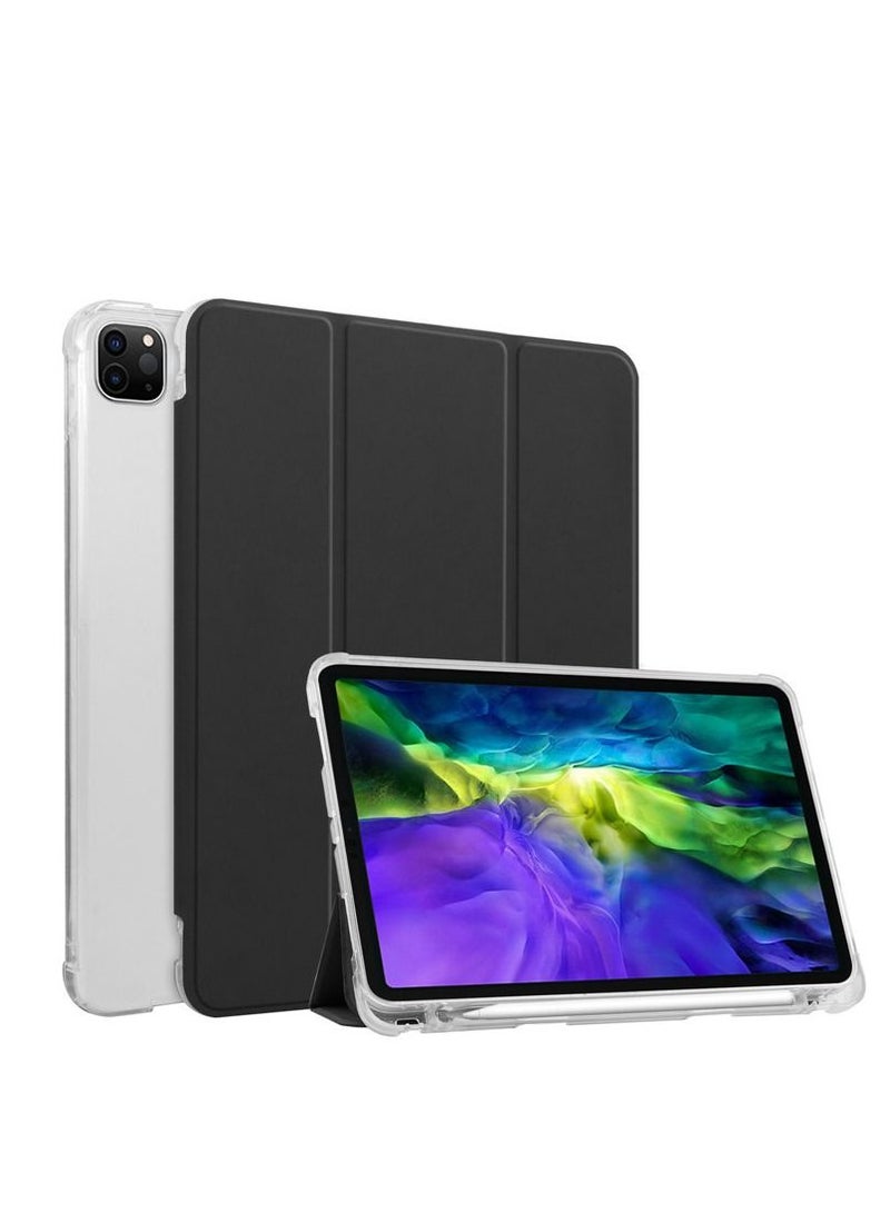 Loquat Black iPad case with pen slot 