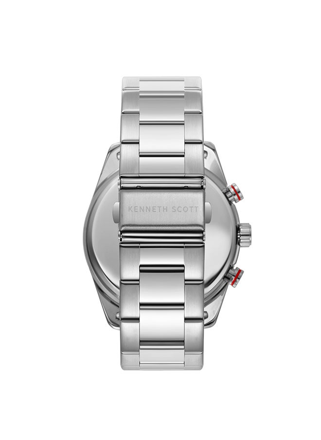 KENNETH SCOTT Men's Green  Dial Analog Watch - K24117-SBSH  - Image 2
