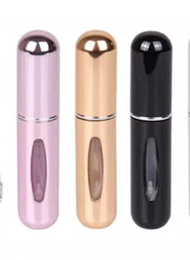 3 pcs 5ml Portable Mini Refillable Perfume Bottle With Spray Scent Pump Empty Cosmetic Containers Atomizer Bottle For Travel Tool  - Image 1