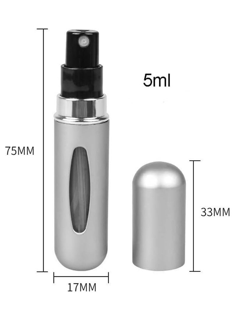 3 pcs 5ml Portable Mini Refillable Perfume Bottle With Spray Scent Pump Empty Cosmetic Containers Atomizer Bottle For Travel Tool  - Image 4