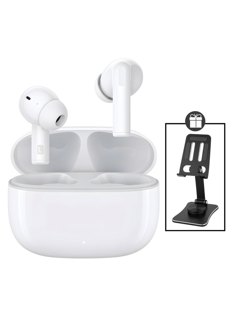 Honor Choice Earbuds X7 Lite 38h Battery Life, Dual Device Connectivity, and AI Noise Cancellation for Premium Sound Quality With Free Gift Honor Phone Holder Compatible with All Smartphones - Image 1