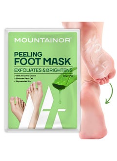 Mountainor MOUNTAINOR Peeling Foot Mask Exfoliates & Brightens, Remove Dead Cell, Rejuvenates Skin For Men And Women 40gm 1 Pair  - Image 1