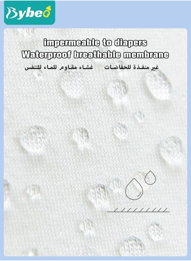 Bybeo - ملابس داخلية للتدريب على استخدام المرحاض مكونة من 4 قطع، 6 طبقات من القطن القابل للتنفس، سروال تدريب للأطفال الصغار الأولاد والبنات مقاوم للماء - Image 1