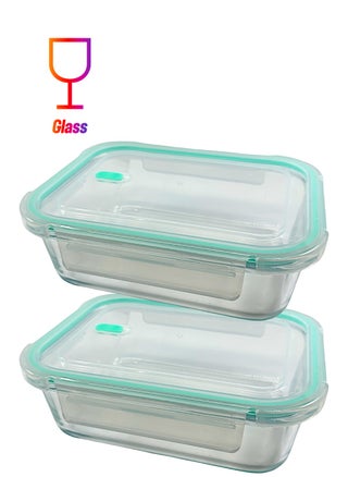 Yolo Airtight Glass Food Container Set of 2 Pieces with Size 1040ml each - pzsku/ZFD43552FD2C2CE0A42B6Z/45/1744056597/10e69a69-a4c7-433b-baf5-a3414e20db5f