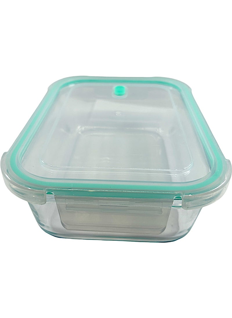 Yolo Airtight Glass Food Container Set of 2 Pieces with Size 1040ml each