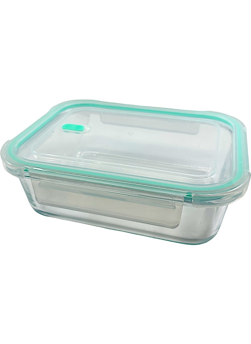 Yolo Airtight Glass Food Container Set of 2 Pieces with Size 1040ml each