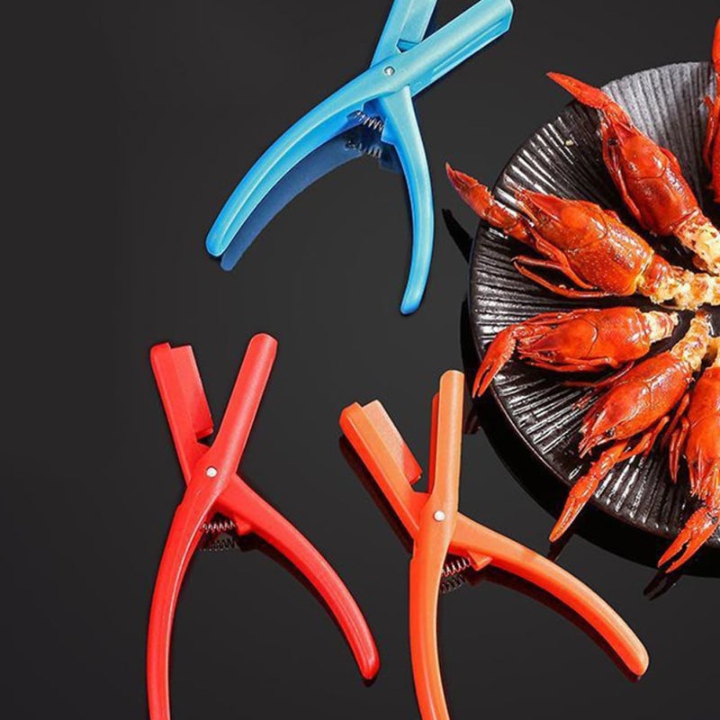 3Pcs Seafood Deveiner Tool Set For Crawfish And Shrimp With Red Orange Blue Handles - Image 5