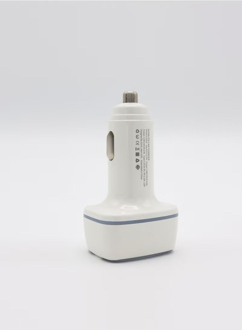 SONIC JEEM Sonic Game  4.8A Car Charger with Three Ports: PD Type-C and Dual USB for Ultra-Fast Charging - Image 4