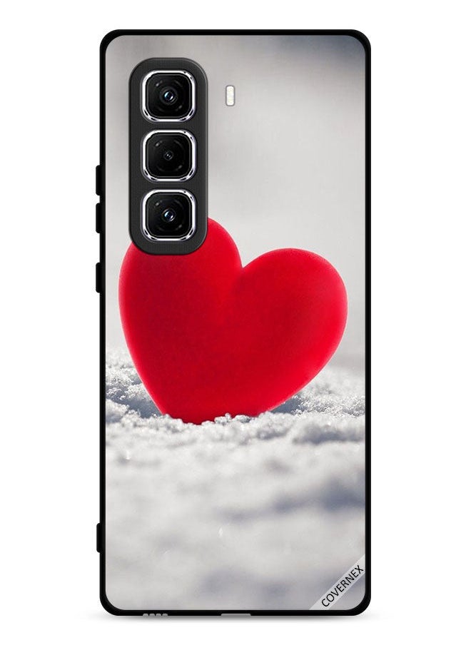 Covernex Infinix Hot 50 Pro Plus 4G Protective Case Cover Lovely Red Heart  - Image 1