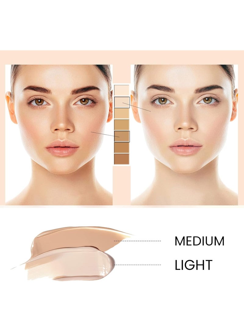 EELHOE 30ml CC Creams UV Resistant Oil Controlled Foundation Cream for Face Cosmetics - Image 5