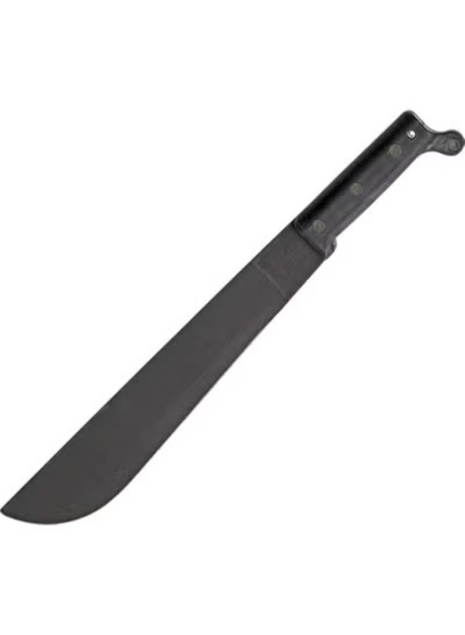 Carbon Steel Butcher Knife 65cm with Sharp & Comfortable Grip – Ideal for Meat Cutting with Protective Sheath