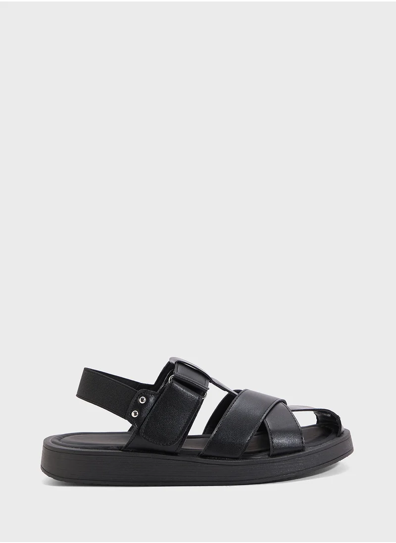جينجر Fisherman Flat Sandal