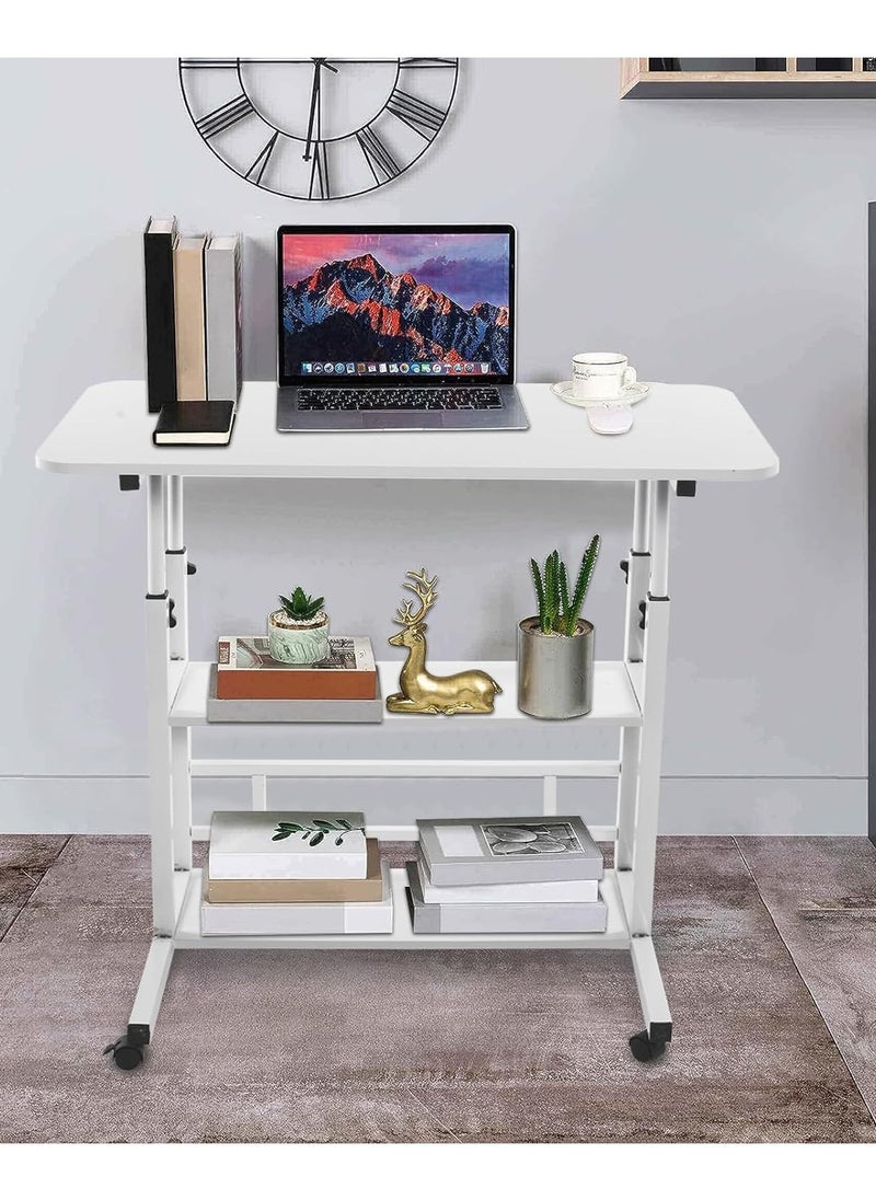 DubaiGallery Table with adjustable height, sofa side table, foldable night table for home office laptop computer desk  - Image 2
