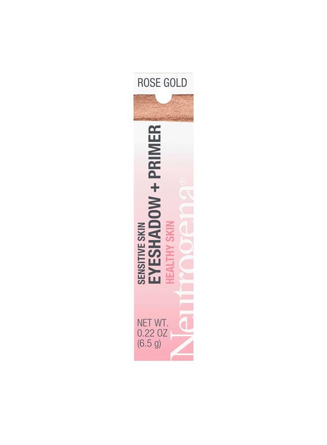 Neutrogena Sensitive Skin Eyeshadow + Primer, a Longwearing, 2-in-1 Metallic Eyeshadow for Sensitive Skin with Pro-Vitamin B5, Lightweight Cream-to-Powder Formula, Warm Taupe, 0.22 oz - Image 1