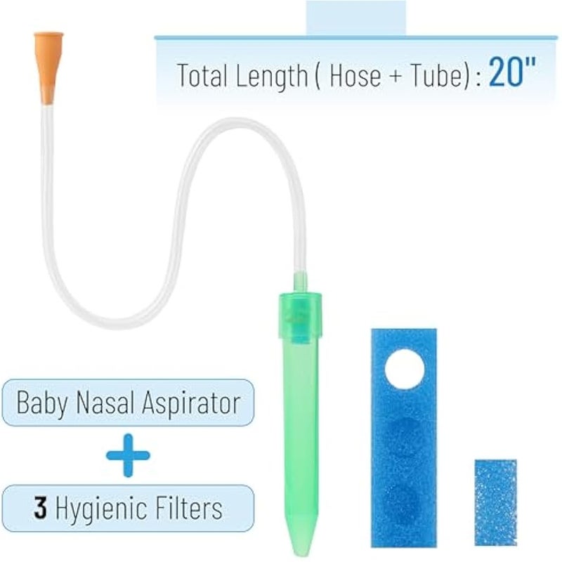 Baby Nasal Aspirator with 3 Extra Hygiene Filters - Nasal Suction for Babies - Image 2