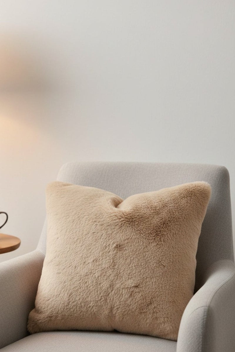 Carina Cozy Fur Cushion Cover - Image 3
