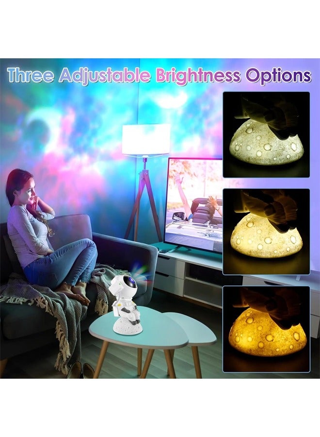 إن كي أكس جهاز عرض رائد فضاء قابل للتعديل 360 درجة، ضوء ليلي جالاكسي، جهاز تحكم عن بعد ومكبر صوت بلوتوث، إسقاطات متعددة الألوان، جهاز عرض ضوء الليل للأطفال والبالغين وغرفة النوم - Image 5
