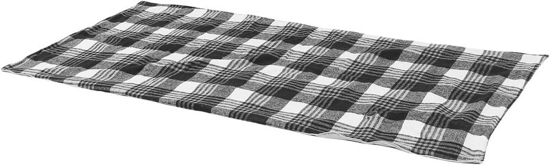 Asixxsix USB Heated Shawl, Cordless Wearable Heated Throw Blanket 3 Temperature Settings Snap Button with Black White Checkered for Winter Home Office - Image 1