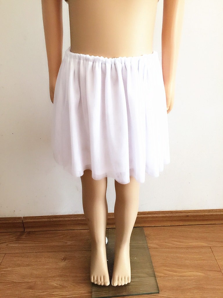Korean-Style Four-Layer Baby Dress For Small And Medium-Sized Girls Dress Puffy Skirt Children'S Flower Girl Wedding Dress Short Skirt - Image 1